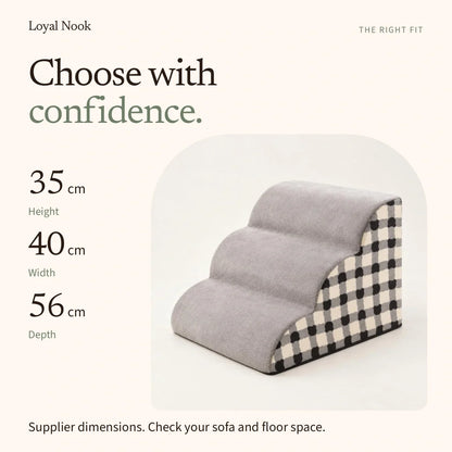 Sofa Steps supplier-listed dimensions: 35 cm high, 40 cm wide, 56 cm deep